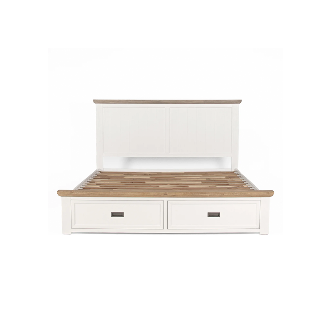 Parisian NZ King Bed with Drawers image 0